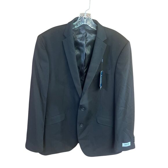 Kenneth Cole Reaction Mens Black Suit Jacket Sz 44R NWT - Picture 1 of 7